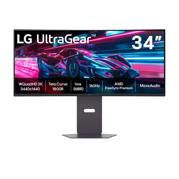 LG UltraWide 34" QHD IPS 160Hz Curvo